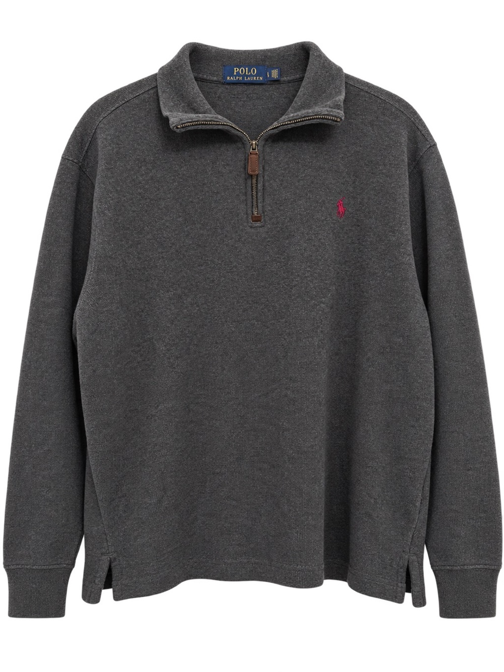 Polo by Ralph Lauren Dark Charcoal Half-Zip Sweatshirt